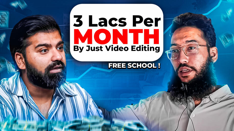 Podcast Thumbnail For Earning Money By Just Videos Editing