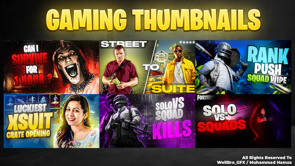 Gaming Thumbnails
